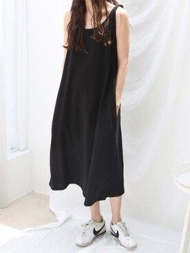 「ISOOK（アイスー）のアイテム（ワンピース/ドレス）」を使った、ISOOKさん（レディース・168cm）の夏コーディネート