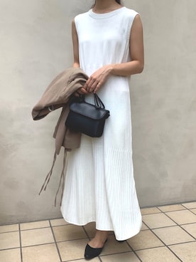 「ISOOK（アイスー）のアイテム（ワンピース/ドレス）」を使った、ISOOKさん（レディース・167cm）の夏コーディネート