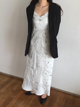 「ISOOK（アイスー）のアイテム（ワンピース/ドレス）」を使った、ISOOKさん（レディース・166cm）の夏コーディネート