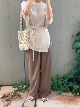 ISOOKさん（レディース・167cm）の夏コーディネート