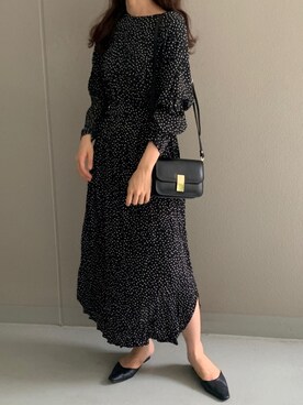 「ISOOK（アイスー）のアイテム（ワンピース/ドレス）」を使った、ISOOKさん（レディース・167cm）の秋コーディネート