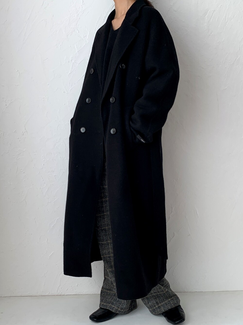 ISOOK（アイスー）の「hand made ラグランウールロングコート（その他 