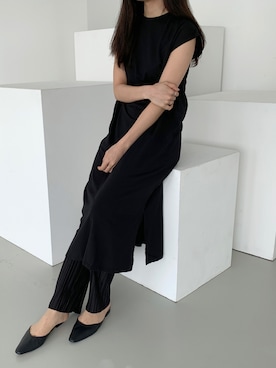 「ISOOK（アイスー）のアイテム（ワンピース/ドレス）」を使った、ISOOKさん（レディース・167cm）の春コーディネート