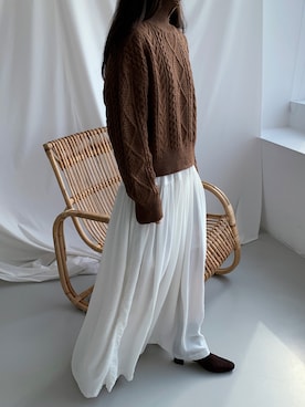 「ISOOK（アイスー）のアイテム（ワンピース/ドレス）」を使った、ISOOKさん（レディース・167cm）の春コーディネート