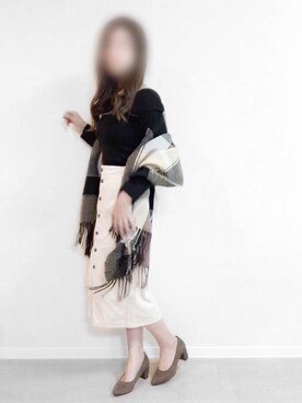 堀田茜コラボ】ロングスリーブクロスニットを使ったその他