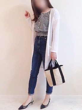 「Steady.（ステディ）のアイテム」を使った、みみさん（レディース・156cm）の夏コーディネート