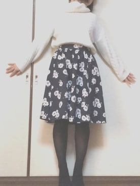 し お ん ☺︎さん（レディース・156cm）の冬コーディネート