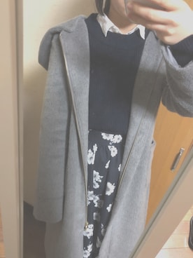 し お ん ☺︎さん（レディース・156cm）の冬コーディネート