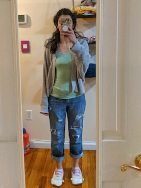 タンクトップを使った 冬コーデ のレディース人気ファッションコーディネート Wear