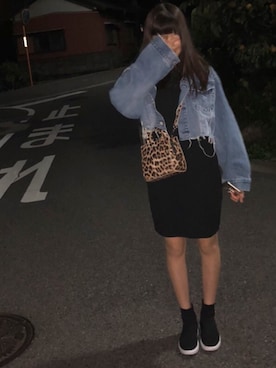 「ソックススニーカー」｜「アイテム（ワンピース/ドレス）」を使った、yuka 🌞さん（レディース・155cm）の秋コーディネート