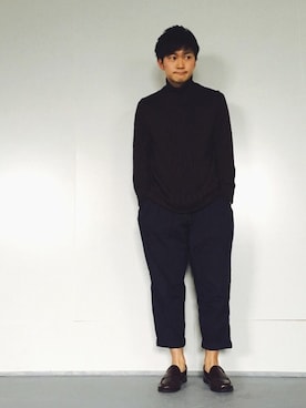 「SHAREEF（シャリーフ）のアイテム（その他）」を使った、kiriさん（メンズ・165cm）の春コーディネート