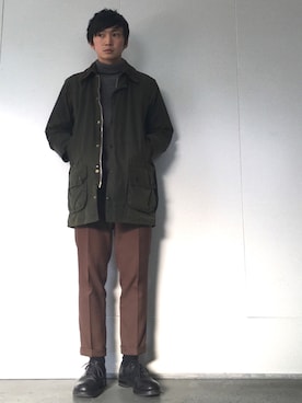 「アイテム（その他アウター）」を使った、kiriさん（メンズ・165cm・20代）の冬コーディネート