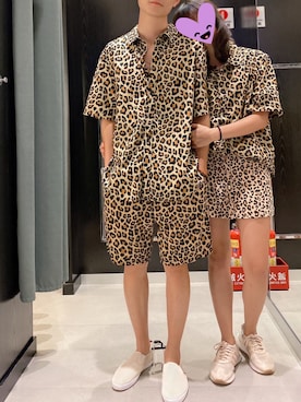 「アイテム（スリッポン）」を使った、歐旻喬さん（メンズ・174cm）の春コーディネート