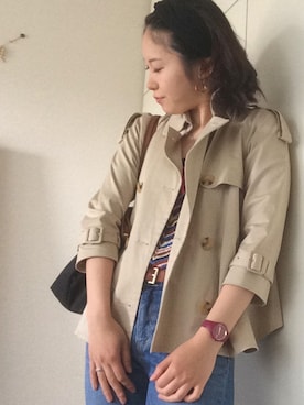 優さん（レディース・158cm）の春コーディネート