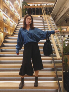 「蔦屋書店」｜Yommi Chen🇹🇼さん（レディース・167cm）の冬コーディネート