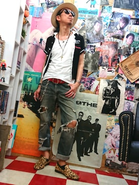 「ロッカーズ」｜みーやさん（メンズ・181cm）の春コーディネート