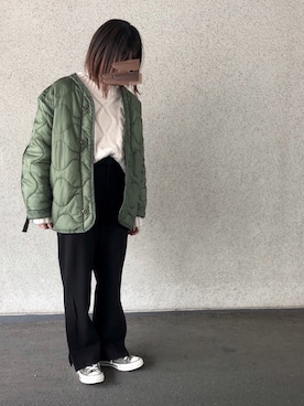 megさん（レディース・152cm）の冬コーディネート