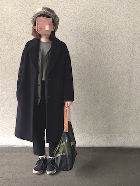 「JOURNAL STANDARD relume（ジャーナルスタンダード　レリューム）のアイテム（チェスターコート）」を使った、megさん（レディース・152cm）の冬コーディネート