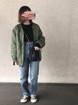 megさん（レディース・152cm）の冬コーディネート