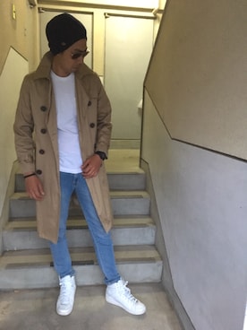 「LEPSIM（レプシィム）のアイテム（ジャケット/アウター）」を使った、DAICHIさん（メンズ・175cm）の春コーディネート