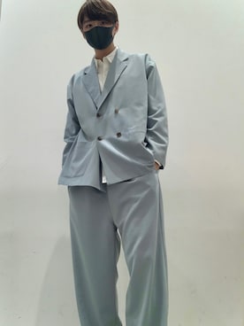 「koe（コエ）のアイテム（ジャケット/アウター）」を使った、sasashogo0411さん（メンズ・174cm）の春コーディネート