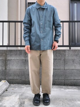 「G-SHOCK」｜「アイテム（ブーツ）」を使った、takahiroさん（メンズ・163cm）の春コーディネート