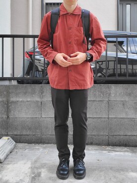 「G-SHOCK」｜「アイテム（ブーツ）」を使った、takahiroさん（メンズ・163cm）の夏コーディネート