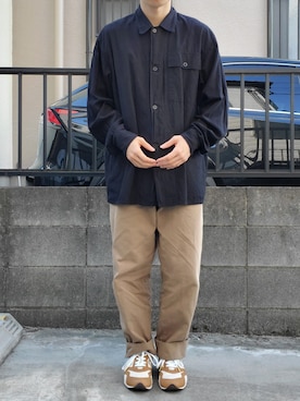 「NEW BALANCE（ニューバランス）の【別注】 ＜New Balance（ニューバランス）＞ RC205 SNK M/スニーカー（スニーカー）」を使った、takahiroさん（メンズ・163cm）の秋コーディネート