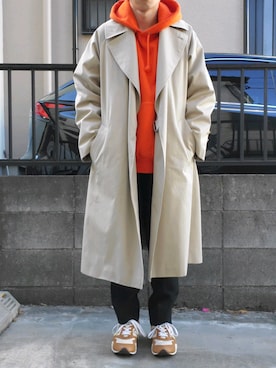 「NEW BALANCE（ニューバランス）の【別注】 ＜New Balance（ニューバランス）＞ RC205 SNK M/スニーカー（スニーカー）」を使った、takahiroさん（メンズ・163cm）の冬コーディネート