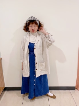 「Samansa Mos2（サマンサ モスモス）のアイテム（テーラードジャケット）」を使った、小許さん（レディース・154cm）の春コーディネート