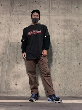 佐久間涼さん(メンズ・171cm)の秋コーディネート