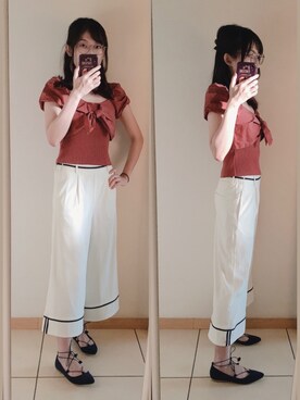 「通勤穿搭」｜「アイテム（パンプス）」を使った、yuyanllさん（レディース・159cm）の秋コーディネート