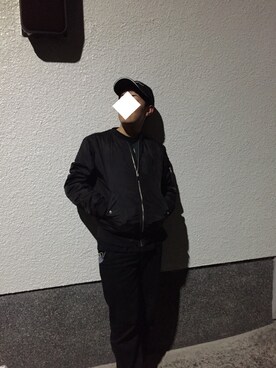 「NO NAME（ノーネーム）のアイテム（ブルゾン）」を使った、えいちゃんさん（メンズ・176cm）の春コーディネート