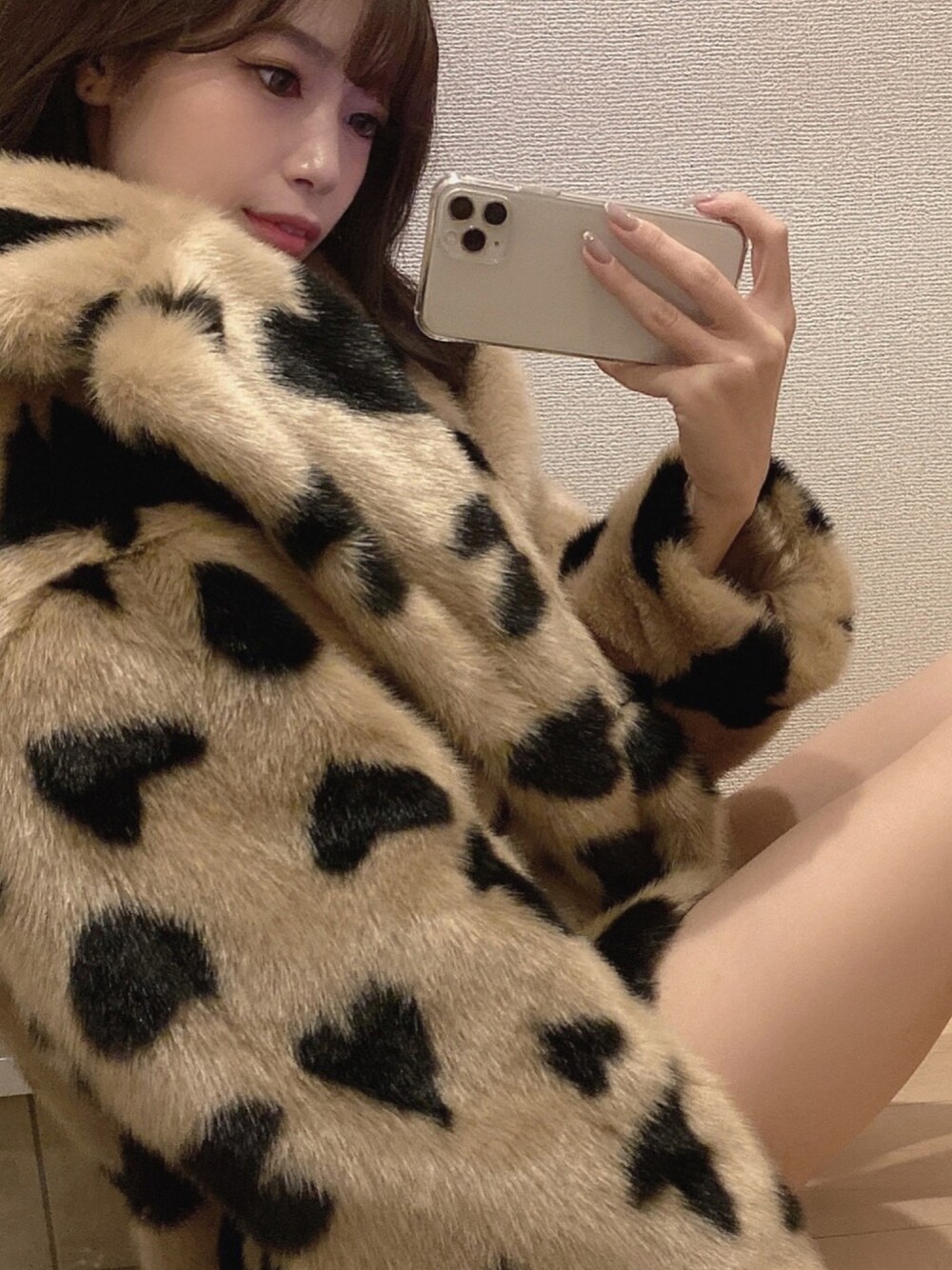 「秋冬コーデ、jakke、今日のコーデ、オトナ女子、ootd、アウター、fashion、ファーコート、お洒落さんとつながりたい、低身長」｜「jakkeのアイテム（ジャケット/アウター、ベージュ系）」を使った、Pさん（レディース・153cm）の秋コーディネートの1枚目の写真