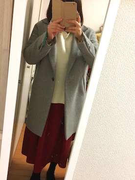 かぁこさん（レディース・156cm）の冬コーディネート
