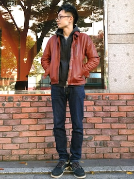 kazuさん（メンズ・180cm）の秋コーディネート
