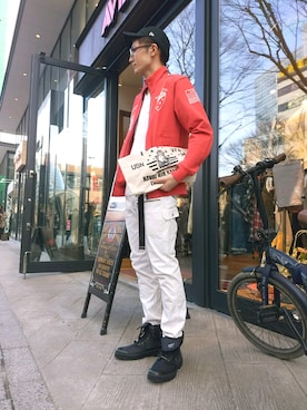 kazuさん（メンズ・180cm）の冬コーディネート