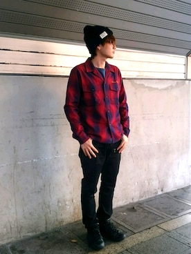 kazuさん（メンズ・180cm）の冬コーディネート