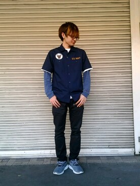 kazuさん（メンズ・180cm）の春コーディネート