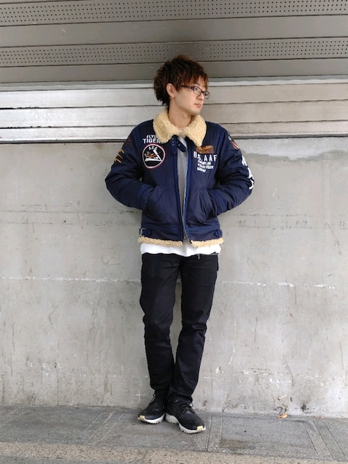 AVIREX（アヴィレックス）の「パディング B-3 AFF ジャケット/PADDING