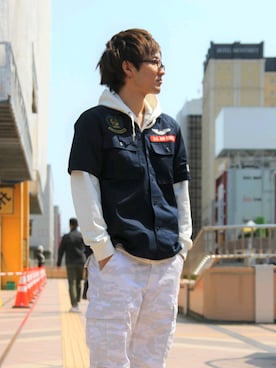 kazuさん（メンズ・180cm）の春コーディネート