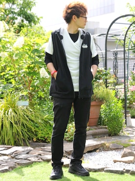 kazuさん（メンズ・180cm）の夏コーディネート