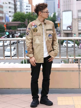 kazuさん（メンズ・180cm）の夏コーディネート