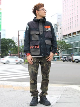 kazuさん（メンズ・180cm）の夏コーディネート