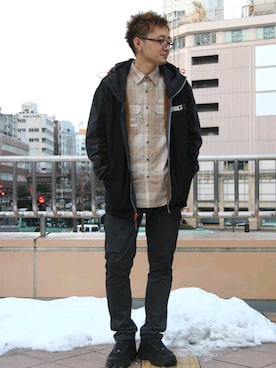 kazuさん（メンズ・180cm）の冬コーディネート