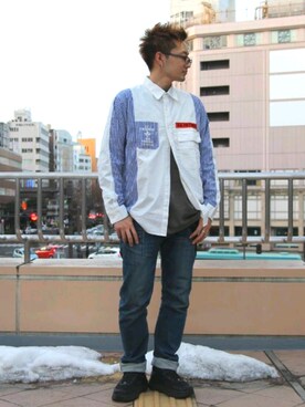 kazuさん（メンズ・180cm）の冬コーディネート