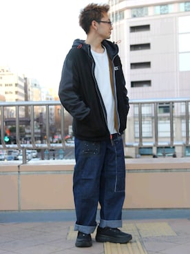 kazuさん（メンズ・180cm）の冬コーディネート