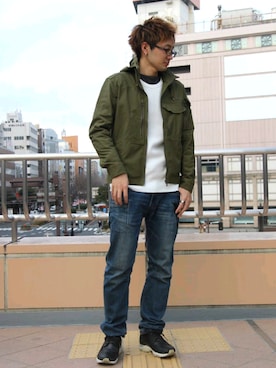 kazuさん（メンズ・180cm）の冬コーディネート
