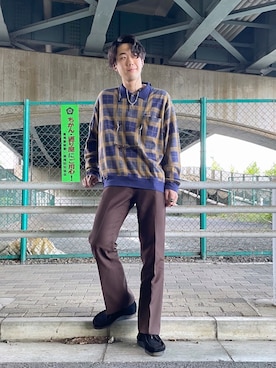 「RAGEBLUE（レイジブルー）のアイテム（その他）」を使った、しゅうさん（メンズ・175cm）の春コーディネート