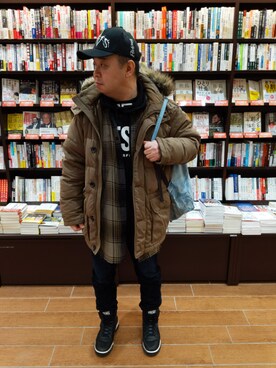 「DIESEL（ディーゼル）のアイテム（シャツ/ブラウス）」を使った、とっくんさん（メンズ・170cm）の秋コーディネート